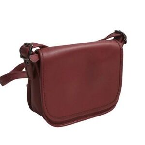 Coach Women's Handbag Crossbody Saddle 18 Burgundy/Red 57731